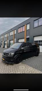 Volkswagen Transporter 2.0TDI 110KW 2018 Zwart, Auto's, Bestelauto's, Voorwielaandrijving, Lederen bekleding, Volkswagen, Zwart