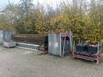 Complete bouwsteiger incl. transport bokken te koop, Doe-het-zelf en Verbouw, Steigers, Ophalen, Gebruikt, Overige typen, 5 meter of hoger