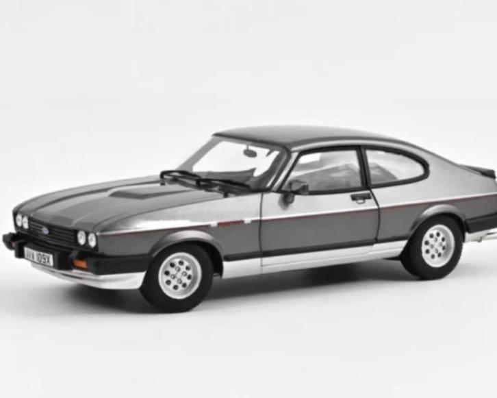 Ford Capri Mk.III 2.8 Inject RHD '81 Grijs 1:18 NOREV 182725, Hobby en Vrije tijd, Modelauto's | 1:18, Nieuw, Auto, Norev, Verzenden