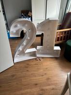 Piepschuim cijfer licht boxen Te Koop, Ophalen, Zo goed als nieuw