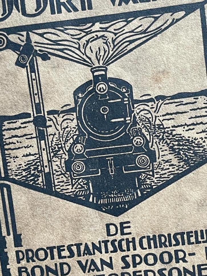 Gedenken en voortvaren 1903- 1928 - Gedenkboek  tram / trein, Verzamelen, Spoorwegen en Tramwegen, Zo goed als nieuw, Trein, Boek of Tijdschrift