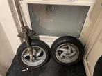 Runner voorvork met velg en achtervelg met naaf, Fietsen en Brommers, Brommeronderdelen | Scooters, Ophalen, Zo goed als nieuw