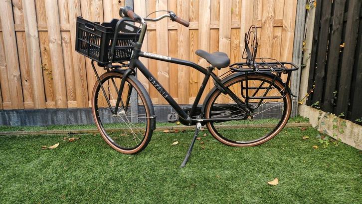 Gazelle NL Transportfiets mat zwart heavy duty 49cm, Fietsen en Brommers, Fietsen | Heren | Herenfietsen, Gebruikt, Gazelle, 49 tot 53 cm