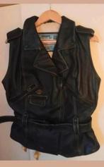 Leren dames body warmer, merk Route 66, maat 42, nieuw, Kleding | Dames, Ophalen of Verzenden, Nieuw, Maat 38/40 (M), Zwart