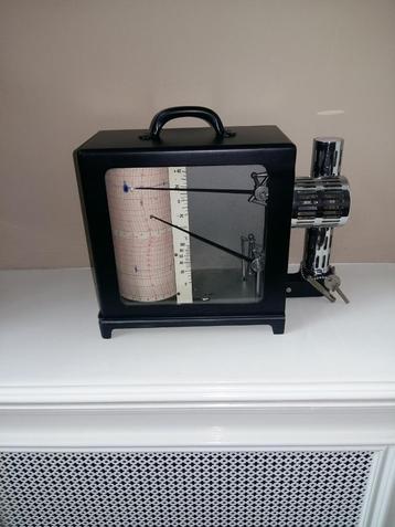 Antieke thermo- hygrograaf Cie Zwitserland 1920 beschikbaar voor biedingen
