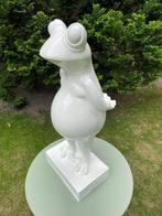 (Tuin)Beeld kikker, tuin, gazon, zwembad, vijver 80 cm!!, Ophalen, Nieuw, Kunststof, Dierenbeeld