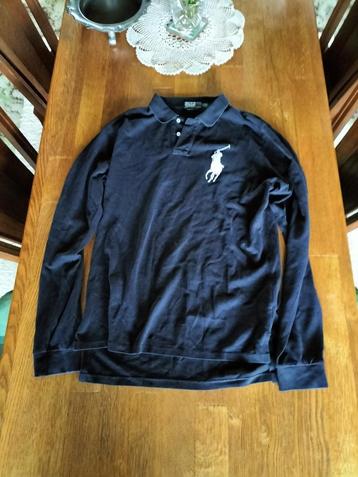 NIEUWSTAAT: HERENPOLO MERK "RALPH LAUREN" MAAT "L" ZWART ! beschikbaar voor biedingen