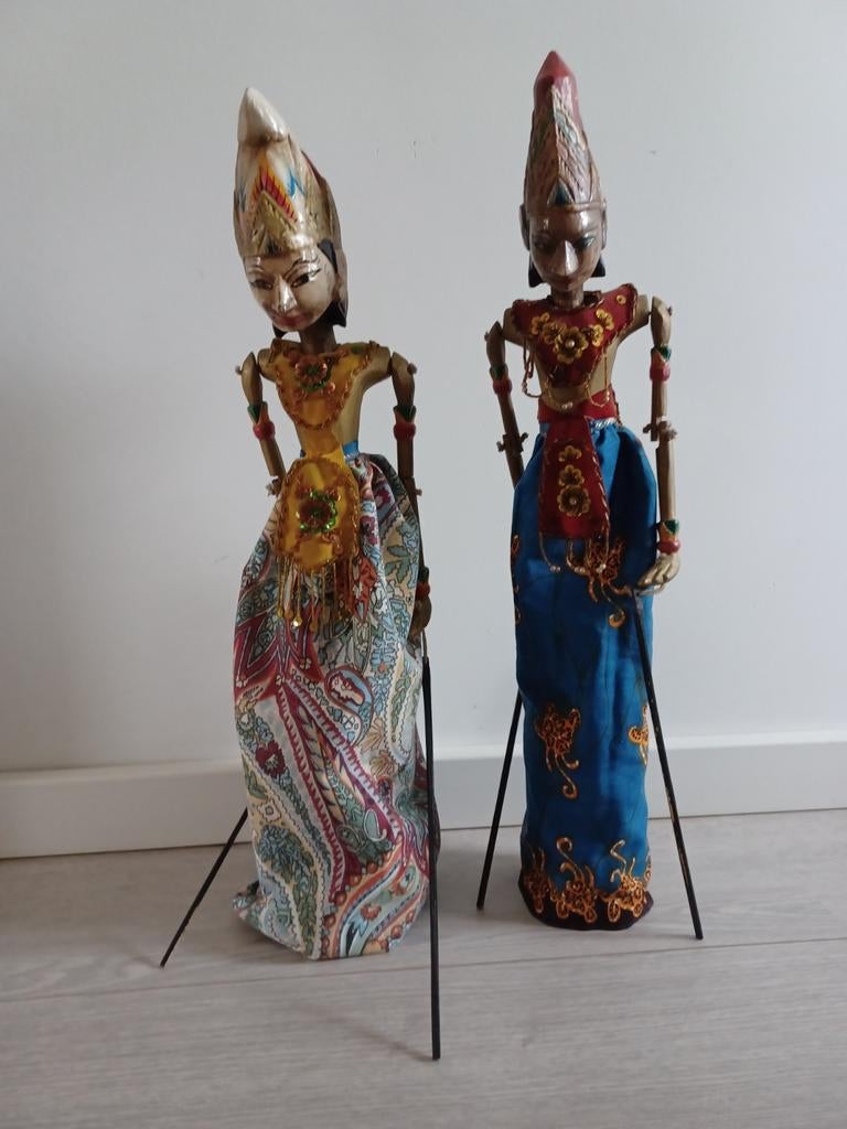 Wajang Poppen Set, Antiek en Kunst, Ophalen of Verzenden