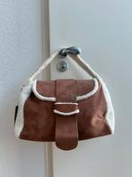 GIULIANO tas suedelook met teddybont, -, Verzenden, Schoudertasje, Amsterdam