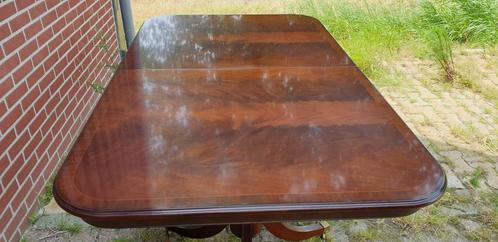 Heldense mahonie eetkamer tafel met tussenbladen, Antiek en Kunst, Antiek | Meubels | Tafels, Ophalen