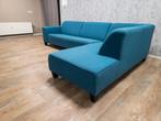 GRATIS BEZORGEN | MOOI GROOT BLAUWE HOEKBANK, Info@banxtel.nl, 3194DC, Gebruikt, Hoekbank