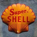 Super shell emaillen reclame decoratie bord garage borden, Verzamelen, Reclamebord, Ophalen of Verzenden, Zo goed als nieuw, Info@americansaleshop.nl