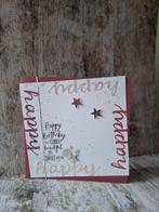 kaart Stampin'  Up! happy birthday tekst, Ophalen of Verzenden, Nieuw