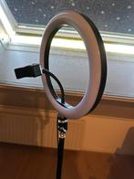 Ringlamp TikTok Instagram met afstandsbediening, Ophalen, Zo goed als nieuw, Lamp of Flitsset