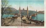 1924 ROTTERDAM Maasbruggen Willemsbrug Paarden Tram, Ophalen of Verzenden, Voor 1920, Gelopen, Zuid-Holland