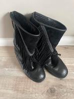 Cha ibiza franje laarzen, Hoge laarzen, Zwart, Ophalen of Verzenden, Cha