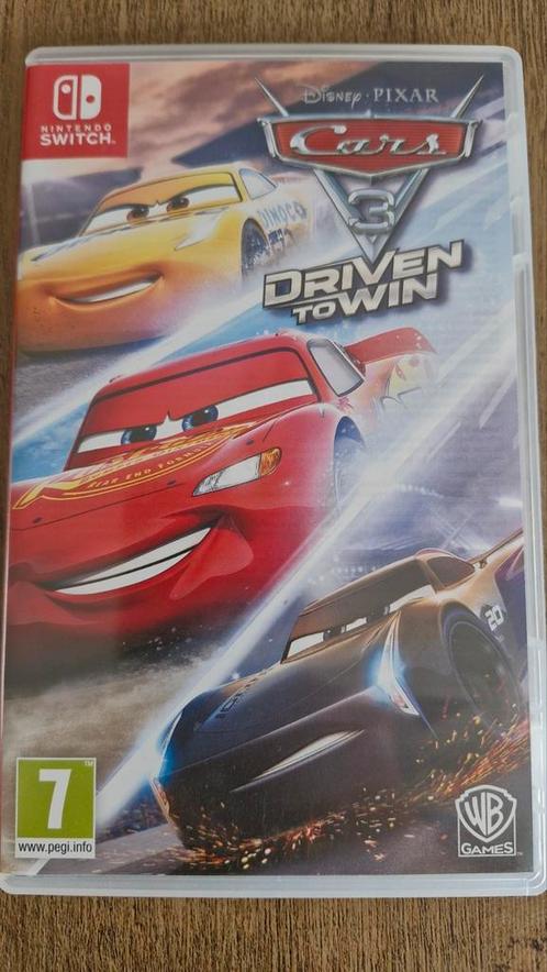 Cars 3: Driven to Win, Spelcomputers en Games, Games | Nintendo Switch, Zo goed als nieuw, Racen en Vliegen, 1 speler, Vanaf 12 jaar