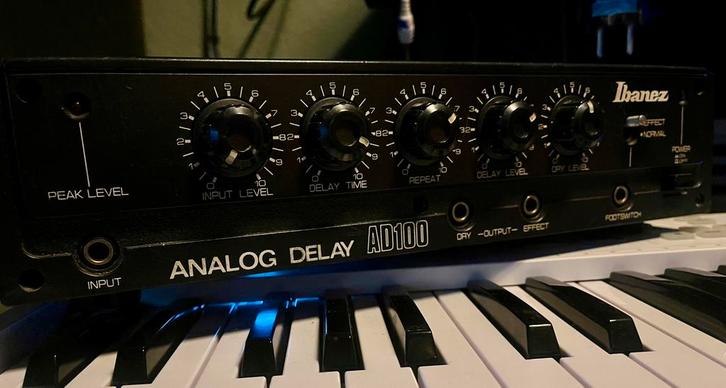 Ibanez AD 100 Analog Delay Vintage 80s Maxon MIJ, Muziek en Instrumenten, Effecten, Zo goed als nieuw, Delay of Echo, Reverb, Ophalen of Verzenden