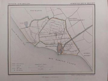 115 / Litho uit 1869 door J. Kuyper van Nieuw Helvoet ZH beschikbaar voor biedingen