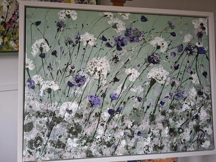 'Whispers beneath the snow', Antiek en Kunst, Kunst | Schilderijen | Klassiek, Ophalen of Verzenden