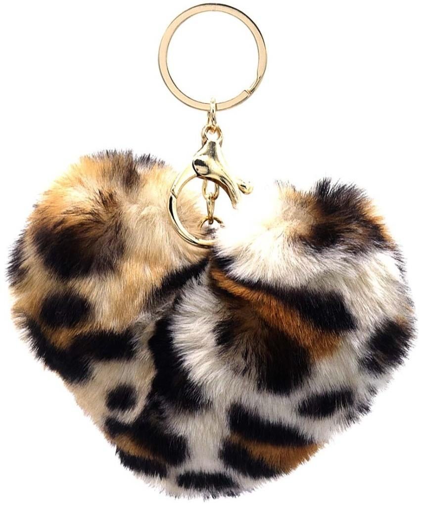 PARTIJ FLUFFY SLEUTELHANGER HART 10CM ASSORTI , Diversen, ., Nieuw, Ophalen of Verzenden, .