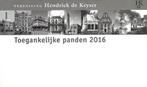TOEGANKELIJKE PANDEN 2016 - VERENIGING HENDRICK de KEYSER, Boeken, Nieuw, Architectuur algemeen, Diverse auteurs, Ophalen of Verzenden
