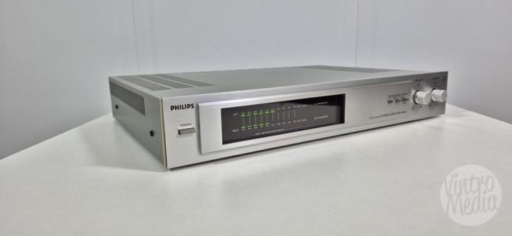 Philips F4610 Eindversterker | Versterker | Stereo | Vintage, Audio, Tv en Foto, Versterkers en Receivers, Refurbished, Stereo
