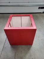 polyester plantenbak 70x70x70cm Rood, Tuin en Terras, Ophalen, Kunststof, Binnen, Vierkant