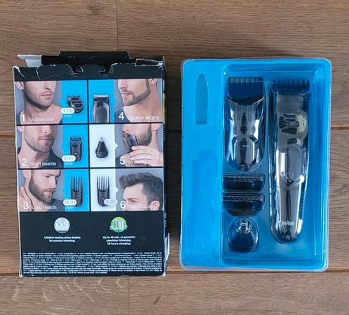 Braun 6 in 1 trimmer set, Sieraden, Tassen en Uiterlijk, Uiterlijk | Gezichtsverzorging, Zo goed als nieuw, Verzorging, Ophalen of Verzenden