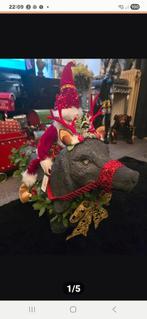 Mooie kerst hond ( Mark Roberts ,goodwill ) gepersonaliseerd, Ophalen of Verzenden, Nieuw