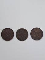 3x 2,5 cent 1905, 1912 en 1941., Postzegels en Munten, Munten | Nederland, Ophalen of Verzenden, Koningin Wilhelmina
