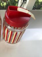 Vintage voorraadpotten, Ophalen of Verzenden, Gebruikt, Glas, Pot, Bus of Blik