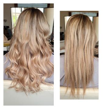 Haarverlenging dmv wax/keratine extensions of tapestukjes beschikbaar voor biedingen