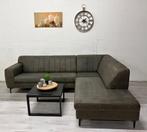 Hoekbank Antraciet - Professioneel Gereinigd, 250 tot 300 cm, Hoekbank, Ophalen of Verzenden, Zo goed als nieuw