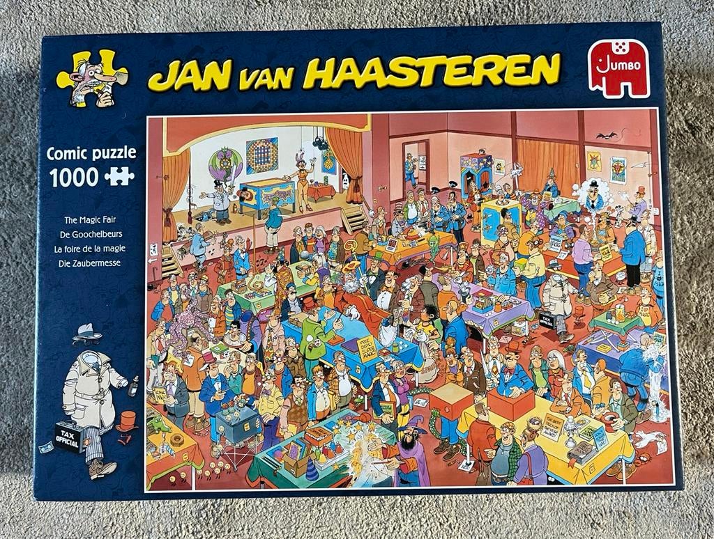 Puzzel van Haasteren: Magic fair 1000st, Ophalen of Verzenden, 500 t/m 1500 stukjes, Zo goed als nieuw