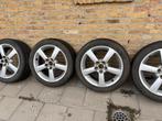 Saab 93 velgen met winterbanden, Auto-onderdelen, Banden en Velgen, Gebruikt, Banden en Velgen, 17 inch, Personenwagen