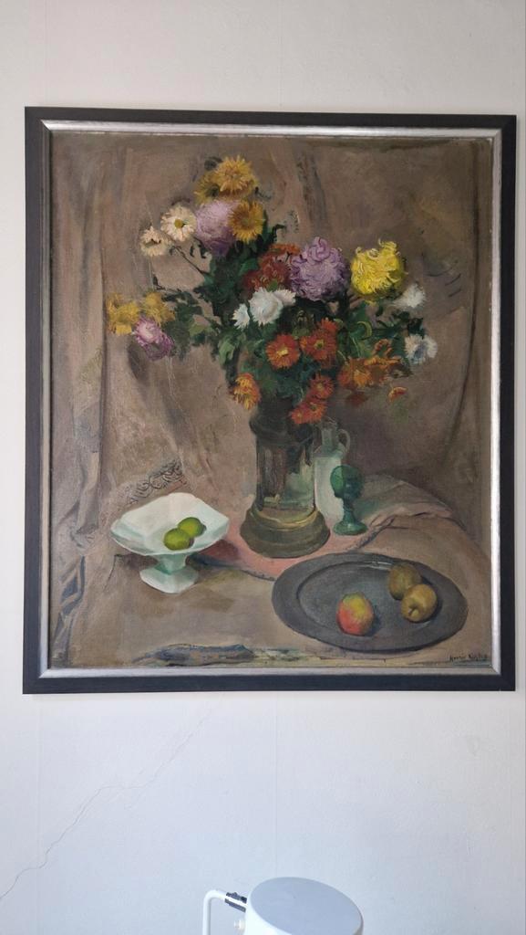 Harry Kuyten: Bloemenstilleven, Antiek en Kunst, Kunst | Schilderijen | Klassiek, Ophalen of Verzenden
