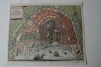 AMSTERDAM PLATTEGROND NIC. ten HOORN 1713 KOPERGRAVURE GB3, Antiek en Kunst, Verzenden