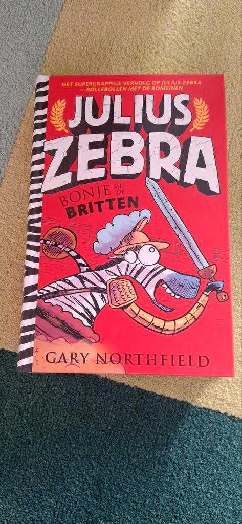 Julius Zebra Gary Northfield - Bonje met de Britten, Boeken, Kinderboeken | Jeugd | onder 10 jaar, Zo goed als nieuw, Ophalen of Verzenden