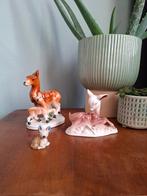 Vintage: 3 x Hertjes, Verzamelen, Beelden en Beeldjes, Ophalen of Verzenden, Zo goed als nieuw, Dier