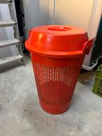 Retro wasmand rood uir 1951, Verzamelen, Retro, Ophalen, Huis en Inrichting