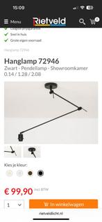 Stijlvolle hanglamp  met groene kap- Rietveld 72946, Huis en Inrichting, Lampen | Hanglampen, Ophalen of Verzenden, Zo goed als nieuw