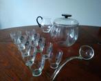 Bowlstel van Leerdams glas of voor Sangria, Antiek en Kunst, Ophalen