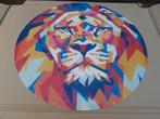puzzel -leeuw-ronde puzzel mozaiek-, Hobby en Vrije tijd, Ophalen of Verzenden, Gebruikt, Overige typen