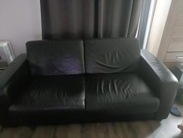 Gratis leren bank - Zelf ophalen! beschikbaar voor biedingen