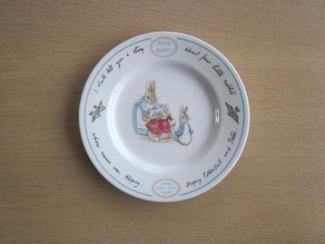 Wedgwood Peter Rabit bordje D17,5cm H2cm beschikbaar voor biedingen