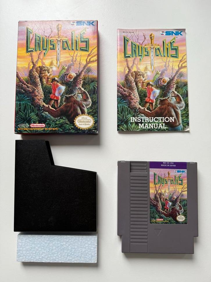 Crystalis - NES - Compleet, Spelcomputers en Games, Games | Nintendo NES, Gebruikt, Role Playing Game (Rpg), 1 speler, Vanaf 12 jaar
