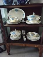 Vintage Eet Servies met Blauwe Bloemen, Ophalen of Verzenden