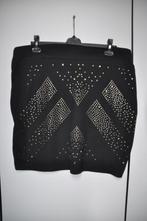 N35N Rok met studs maat XXL achterkant zwart, Zwart, Maat 46/48 (XL) of groter, Ophalen of Verzenden, Zo goed als nieuw