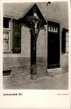 Schinveld, kruis op Wilheminaplein Hub Leufkens, Verzenden, 1940 tot 1960, Ongelopen, Limburg